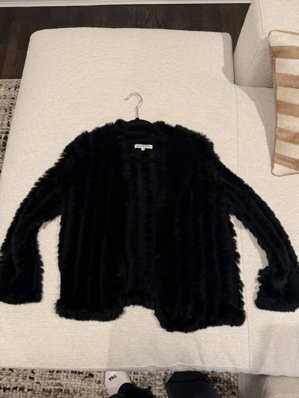 Heartloom Rosa Rabbit Fur Jacket - Picture 2 of 4